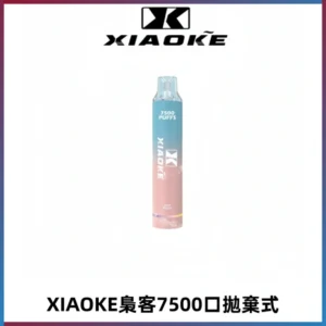 XIAOKE梟客7500Puffs跑馬燈拋棄式電子煙 可發光一次性